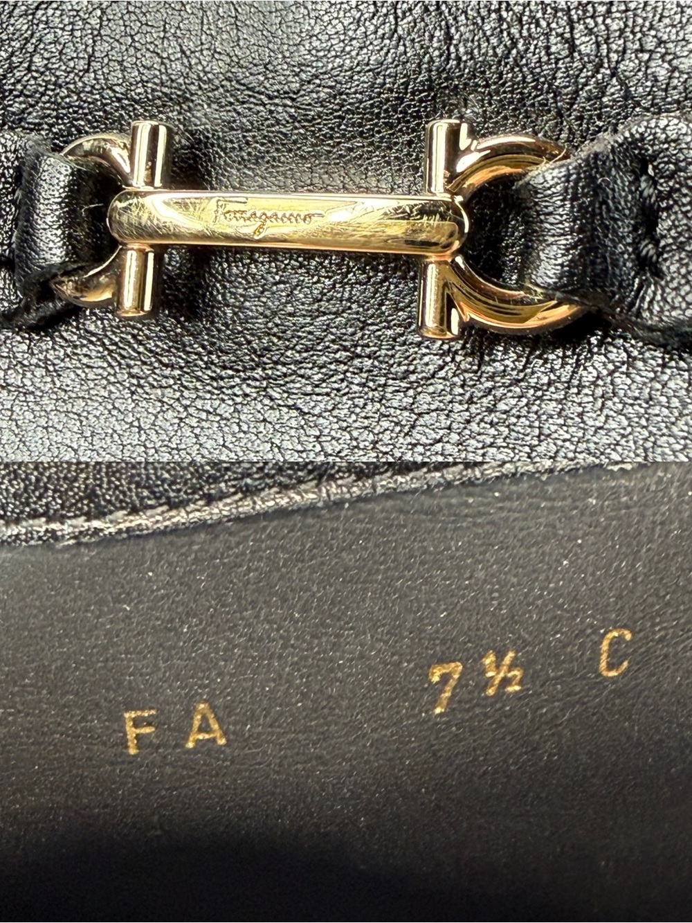 Ferragamo Ovidio 85 Knee-High Boot Black Leather Sz 7.5 - Picture 16 of 16